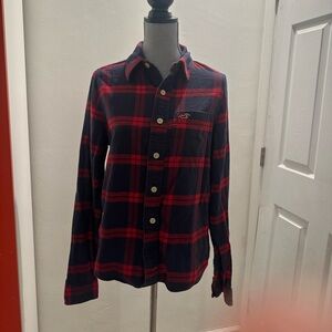 Hollister plaid long sleeve